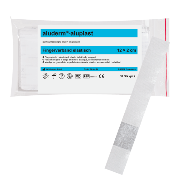 aluderm®-aluplast fingerbandasje 12x2 cm 50 pk