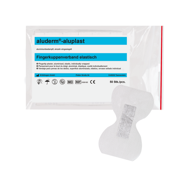aluderm®-aluplast fingertupp plaster 50 pk