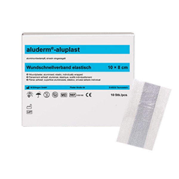 Aluderm®-aluplast plaster 50 x 6 cm, elastisk