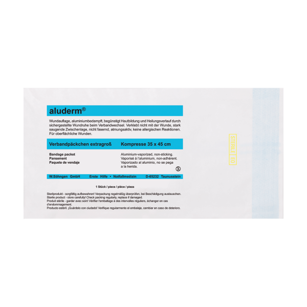 ALUDERM® ENKELTMANNSPAKKE ekstra STOR 35 x 45 cm
