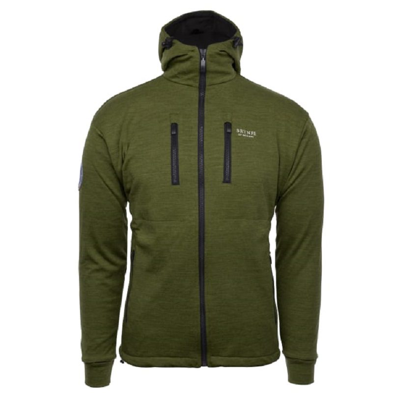 Brynje antarctic jacket with hood - XL, Grønn