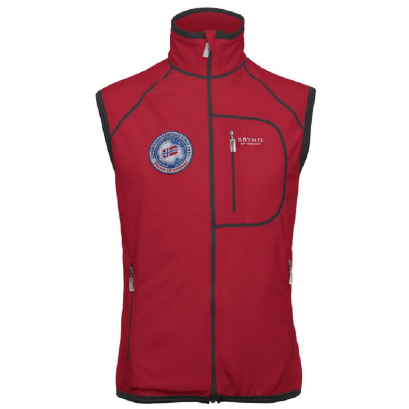 Brynje Polar Fleece Vest (utgått model) - XXL, Rød