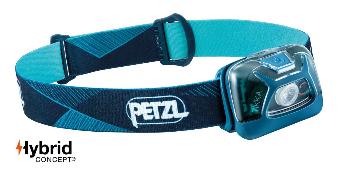 Petzl Tikka hodelykt gammel mod - Blå