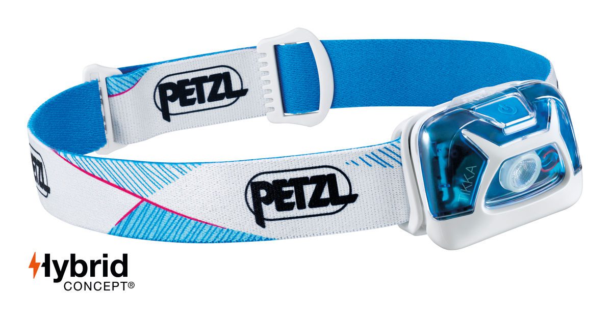 Petzl Tikka hodelykt gammel mod - Hvit