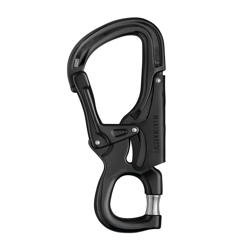 Petzl Eashook Open svart karabin