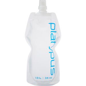 Platypus SoftBottle 1L - Trykk-kork, Platy logo